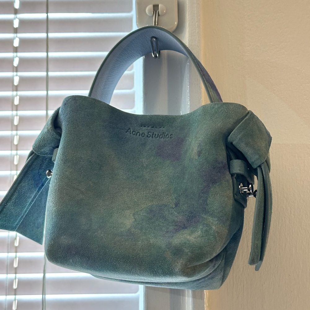 Acne Green Suede Women's Bag